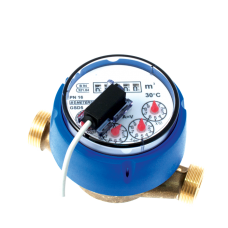 Wodomierz nadajnikiem impulsów REED SIMPLE GSD5-R DN15 Q3=2,5 m3/h R100/50,Tmax:30°C,L=110mm (GSD5F15110S-P-RS10) (P5A0RF12SSCIV0) -BMETERS