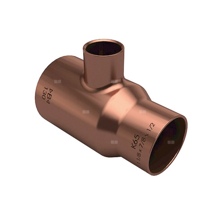 Trójnik IBP K5130 redukcja Cu 7/8'' x 7/8'' x 1/2'' (lut wewnętrzny x lut wewnętrzny x lut wewnętrzny)