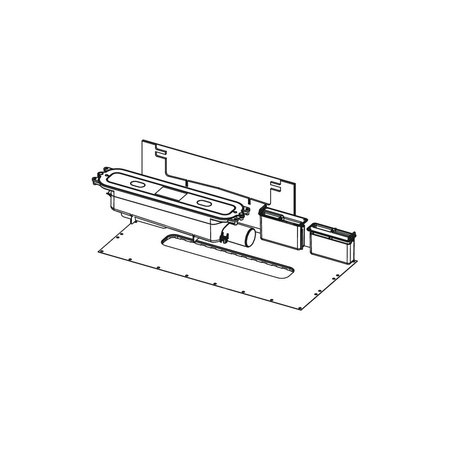 TECEdrainprofile - syfon odpływowy DN 50, odpływ boczny