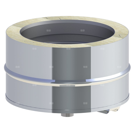 Naczynie na sadze z izlolowaną miską kondensacyjnąfi 180mm odpływ w dół fi 180mm odpływ w dół