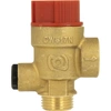 Zawór przelewowy AFRISO MS z wyjściem na manometr mosiądz 2 bar GZ x GW 1/2'' x 3/4''