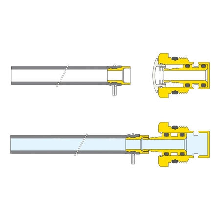 Zawór spustowy do grzejników i kotłów wiszących 1/2"