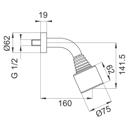 Głowica natryskowa, 2F chrom