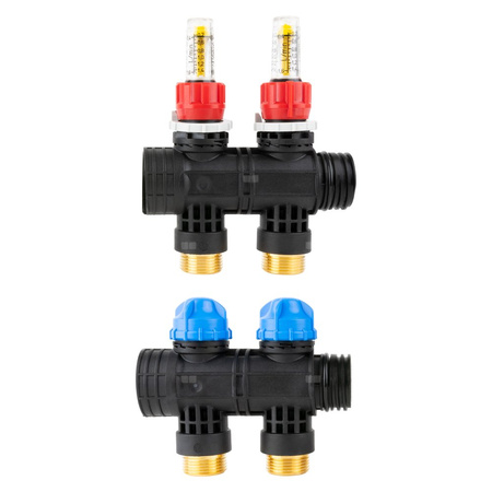 Rozszerzenie rozdzielacza ProCalida EF1 K o 2 obiegi, przepływomierz 0,2 - 1,6 l/min