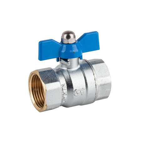 Kurek kulowy do wody zimnej gorącej PN25 z motylkiem ART.3035 1/4