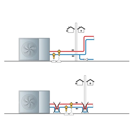 Zawór antyzamarzaniowy, z mosiądzu 1"