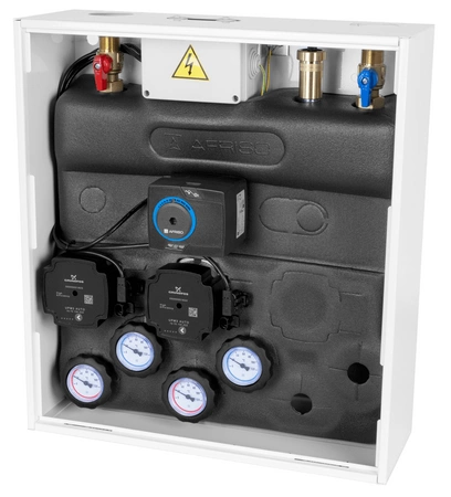Zestaw mieszający PrimoBox AZB 205/szaf+2xpomp+zaw.mix z siłow ARM 141/-AFRISO