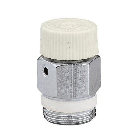 Ręczny zawór odpowietrzający do grzejników z regulowanym wyjściem 1/8" GZ