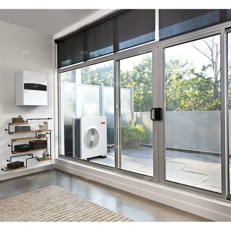 Pakiet - Pompa ciepła powietrzna powietrze-woda monoblok ARISTON NIMBUS PLUS M NET R32 9.5 kW 400 V + Moduł naścienny Sensys HD z łącznością Wi-FI