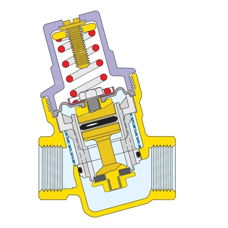 Regulator ciśnienia – wersja skośna 3/4"
