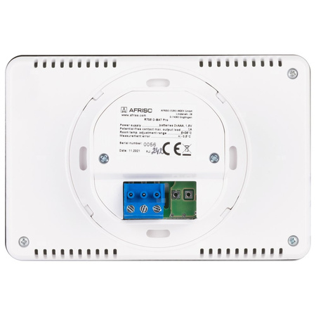 Termostat AFRISO RT05 zasilanie bateryjne (2xaaa) floorcontrol 5-35'C