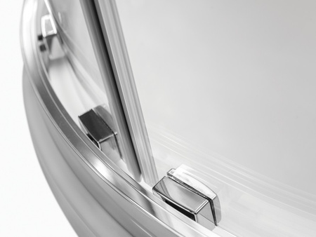 Kabina półokrągła MODERN 90x90x165 szkło TRANSP.-BESCO