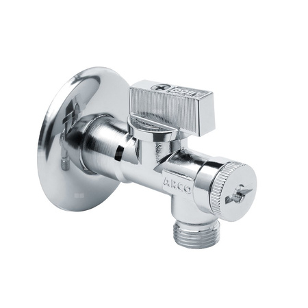 Zawór wodny ARCO VITAQ A80 kątowy z filtrem antykamiennym GZ 1/2'' x GZ 1/2''