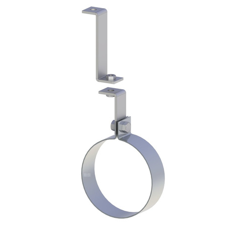 Opaska mocująca fi80mm do stropu-montaż na pręcie gwintowanym