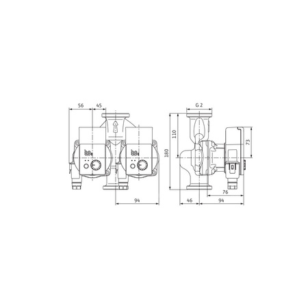 Pompa obiegowa WILO Yonos PICO-D 30/1-6 1 x 230 V 50/60 Hz, PN 10/10bar