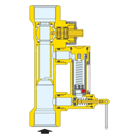Zawór równoważący z przepływomierzem 11/2" 30÷120 L/MIN