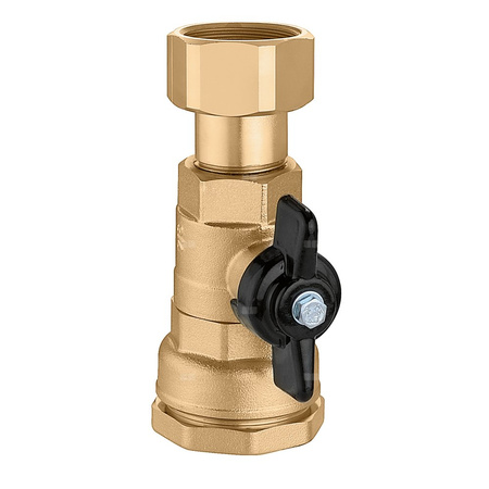 Zawór kulowy z przyłączem do rury polietylenowej F.25