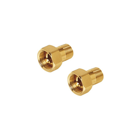 Zestaw złączek gwintowanych DN20 mosiądz (2szt)