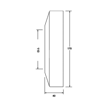 Rozeta maskująca 110mm