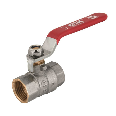 Zawór kulowy QIK 01 mosiądz, PN30 3'' GW, uchwyt: rączka