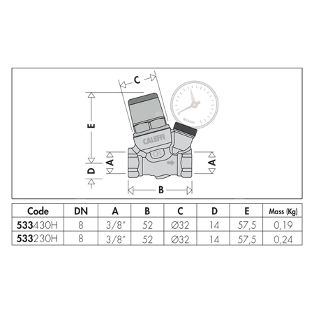 Mikro regulator ciśnienia wersja skośna do zastosowań specjalnych 3/8" z manometrem 0÷10 bar