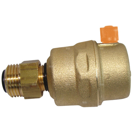 Zawór zwrotny HERZ z przyłączem do pompy - DN 10, Gwint zewnętrzny