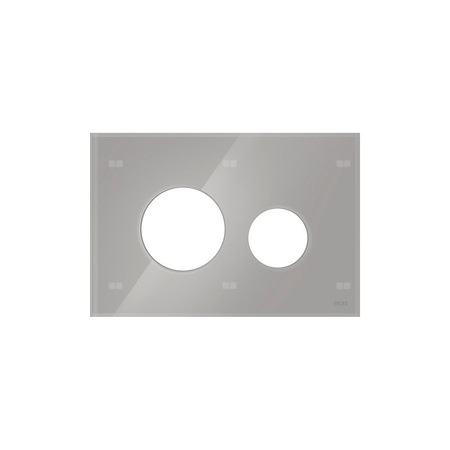 Przycisk spłukujący do stelaża (Mechaniczny) TECE loop - obudowa szkło, kolor szkło tytanowe