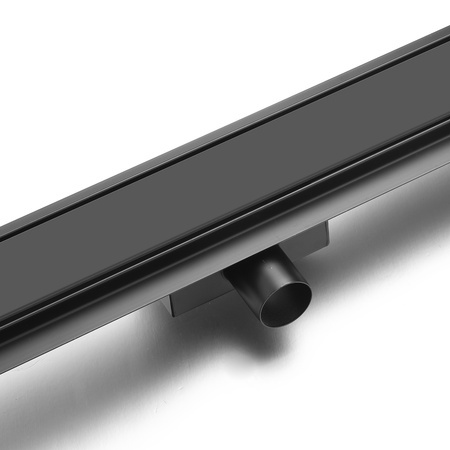 Odpływ liniowy dwustron. DUPLEX L-90 NEXT BLACK (BLK90N) - BALNEO