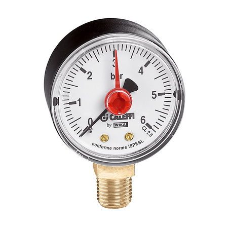 Manometr, przyłącze dolne, 1/4", 0-10 bar, O 50