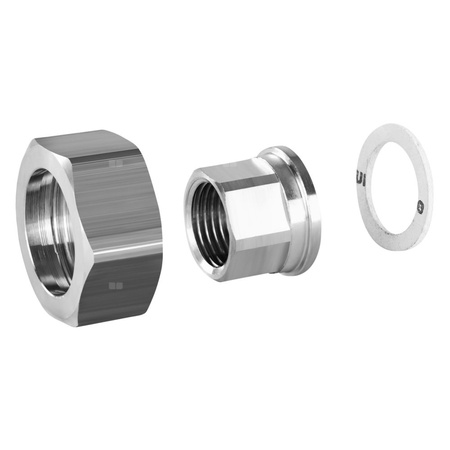 Złączka gwintowana typ 13, DN40, Gwint wewnętrzny, uszczelnienie płaskie