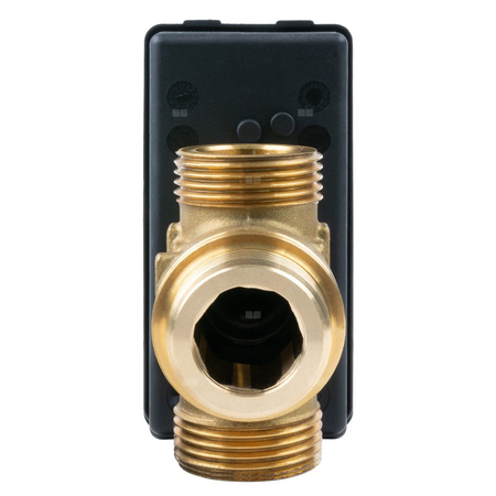 Zawór trójdrożny AFRISO AZV 642 mosiądz, średnica DN 15 gwinty zewnętrzne silnik elektryczny