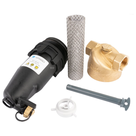 Separator AFRISO ADS 180 HP, do C.O., do klimatyzacji, 3 bar / 90'C, 1'' (GW), z wkładem magnesowymInstalacje i źródła ciepła