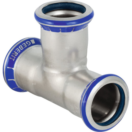 Trójnik GEBERIT Mapress Edelstahl FKM równoprzelotowy 90' stal nierdzewna 88.9 mm x 88.9 mm x 88.9 mm MZ