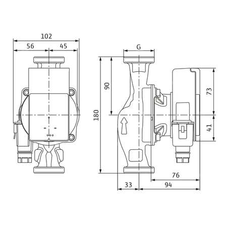 Pompa obiegowa Wilo-Atmos PICO 25/1-6