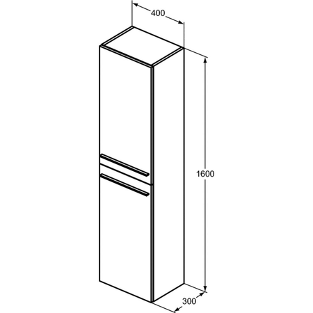 I.LIFE A SZAFKA 2 DOORS SBGE MTT