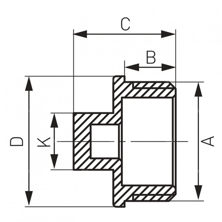 Korek FERRO mosiądz GZ 1/2'', kolor chrom
