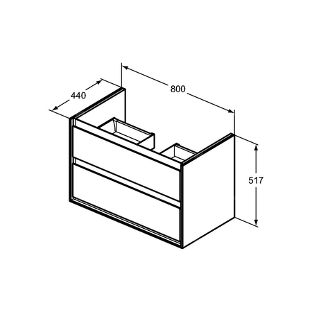 C.AIR SZAFKA 80X44 GLG&MWH