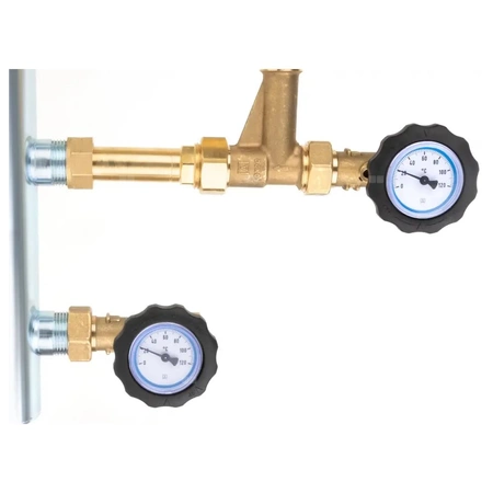 Grupa pompowa AFRISO BPS 901 AP GZ x GW 1'' x 3/4'', z zaworem termostatycznym, z pompą obiegową AFRISO APH 160 15-7/130 mm