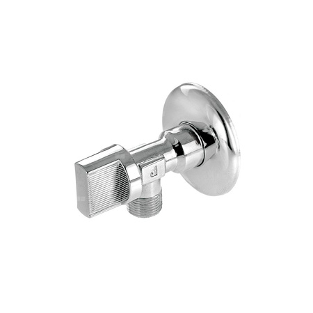 Zawór kulowy PERFEXIM 3003/S mosiądz chromowany 1/2'' x 3/8'' gz x gz kątowy, uchwyt: pokrętło