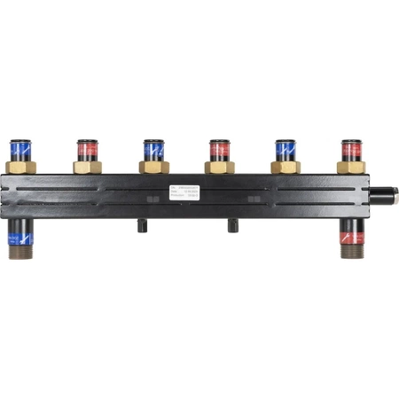 Rozdzielacz do instalacji c.o. AFRISO KSV 90-3 HW GZ 1'', 3-obieg. Nakrętka 1'', max. 50 kW