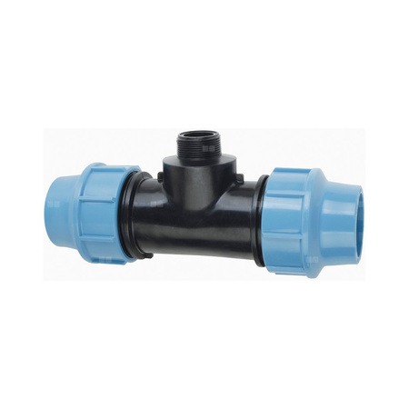 Złączka do rur PE Trójnik gwint zewnętrzny 63x2"x63