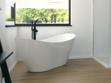 Wanna wolnostojąca Viya 160x70 K-K CZYSZ CHROM - BESCO