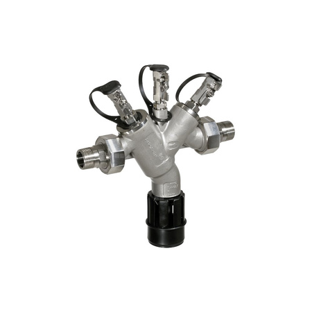 BA - Izolator przepływu zwrotnego, gwintowany, 1/2", korpus ze stali nierdzewnej