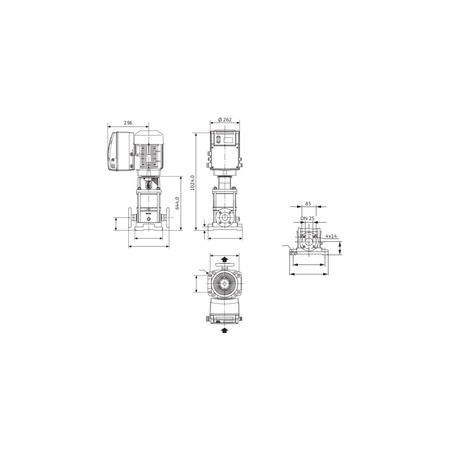 Wysokociśnieniowa pompa do wody Wilo-MVIE 7002/2-3/25/E/3-2-2G