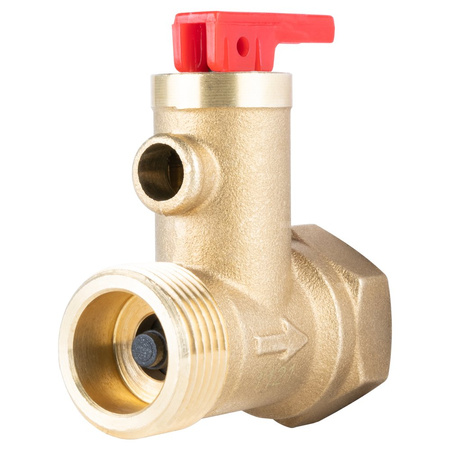 Zawór przelewowy AFRISO AF8 mosiądz GZ x GW 3/4''