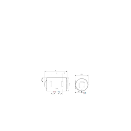 Elektryczny pojemnościowy podgrzewacz wody PRO1 ECO 80 H 1,8K PL EU