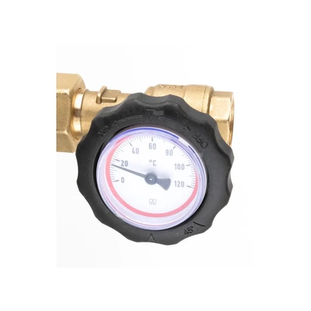 Grupa pompowa AFRISO BPS 911 AP GZ x GW 1'' x 3/4'', z zaworem mieszającym, z zaworem termostatycznym, z pompą obiegową AFRISO APH 160 15-7/130 mm