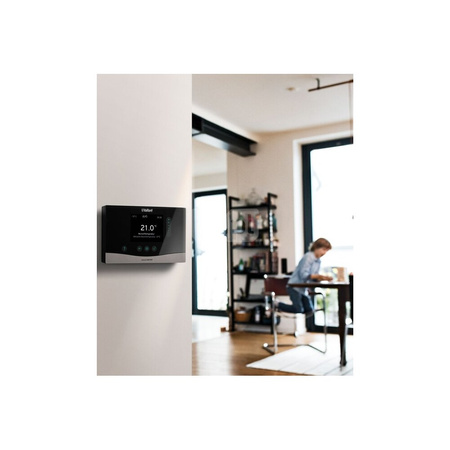 VR 92Zdalne sterowanie do regulatora sensoCOMFORT 720 za złączem eBUS, z wyświetlaczem dotykowym i zegarem programującym tygodn