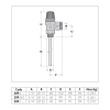 Zawór bezpieczeństwa temperaturowo ciśnieniowy 3/4" M x fi 22 7 bar CALEFFI