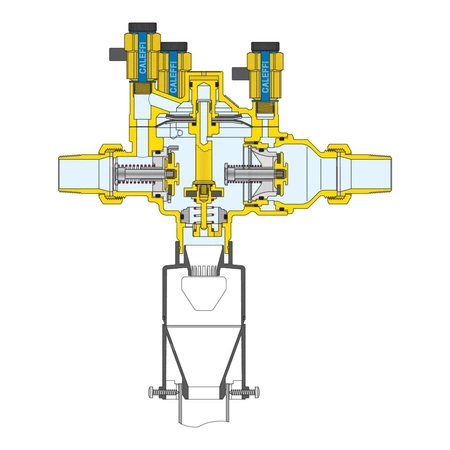 Izolator przepływów zwrotnych ze strefą obniżonego ciśnienia z możliwością nadzoru. 3/4" - Typu BA
